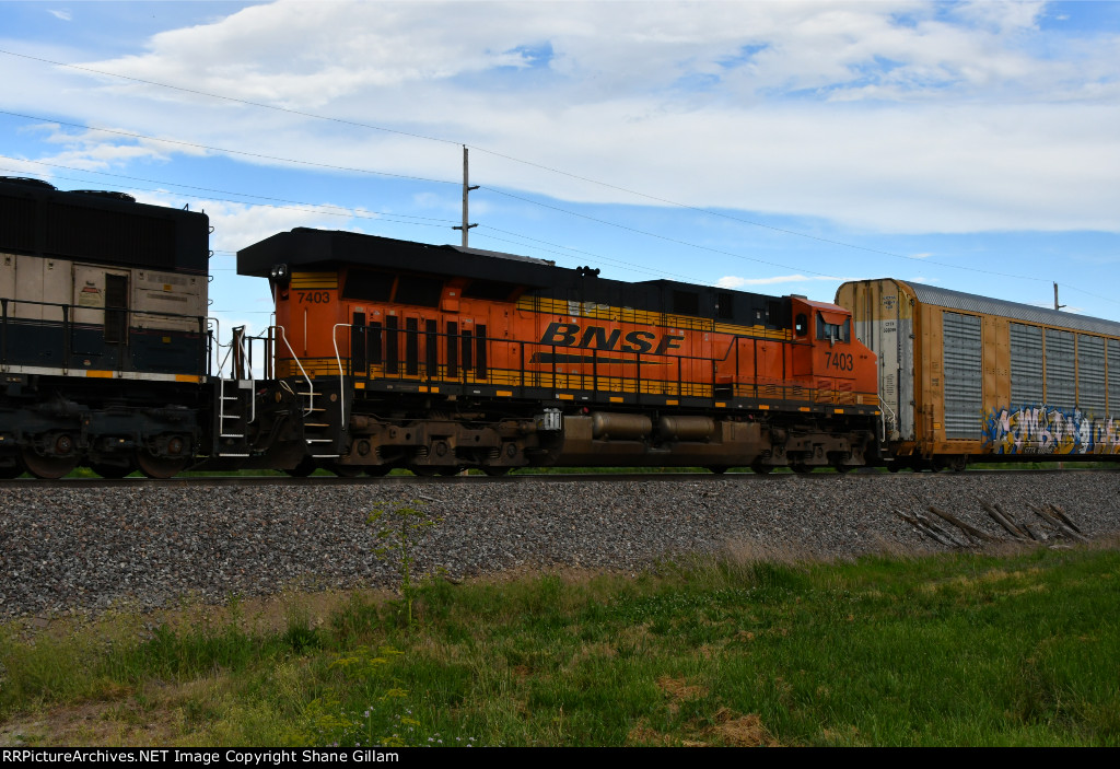 BNSF 7403 Roster shot.